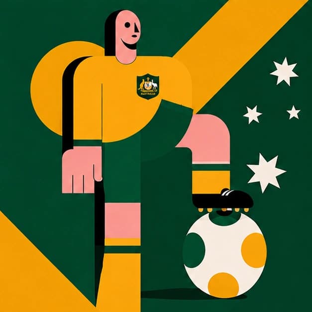 Australia support flag artwork