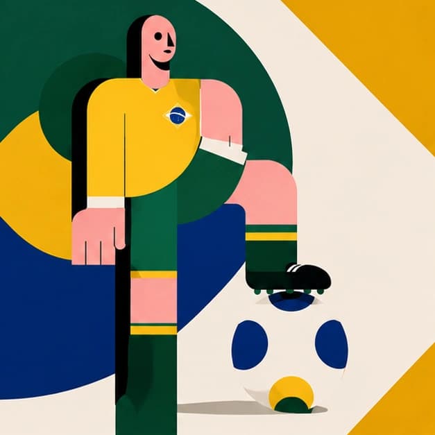 Brazil support flag