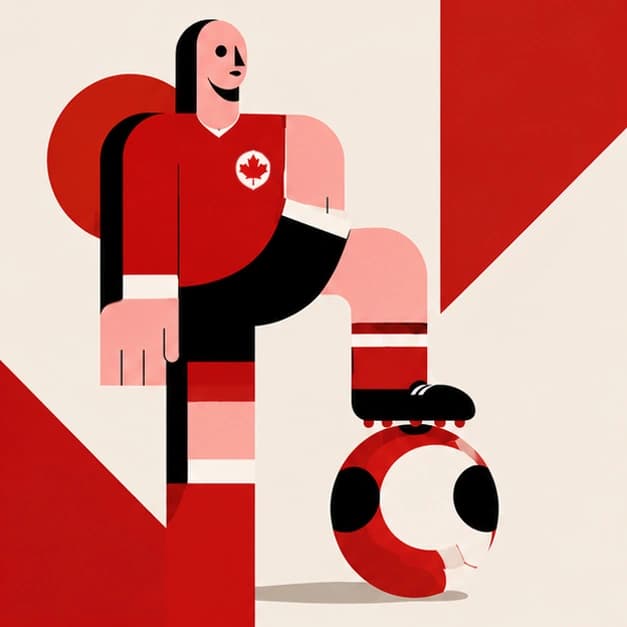 Canada support flag artwork