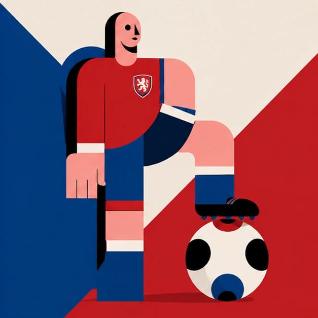 Czechia support flag artwork