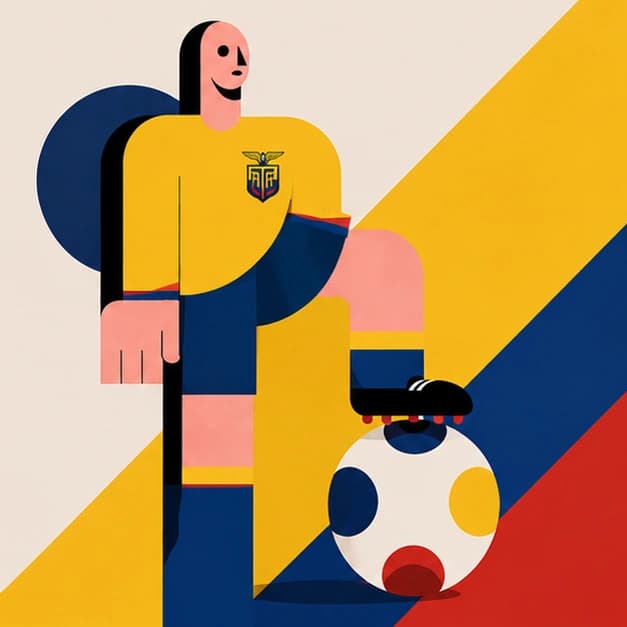 Ecuador support flag artwork