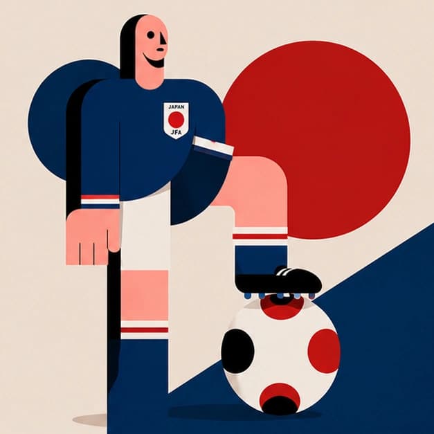 Japan support flag artwork
