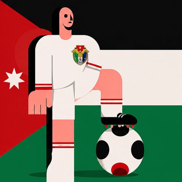 Jordan support flag artwork