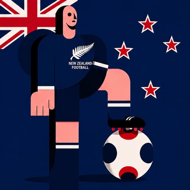 New Zealand support flag artwork