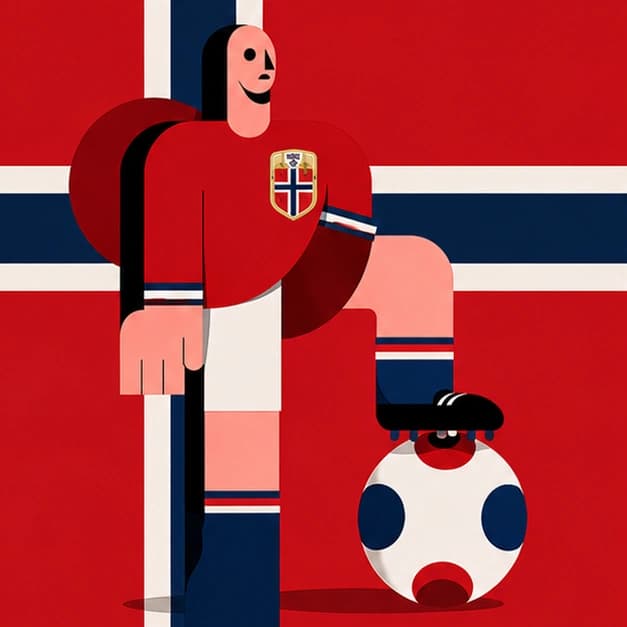 Norway support flag artwork