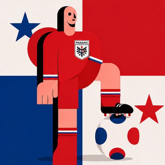 Panama support flag artwork