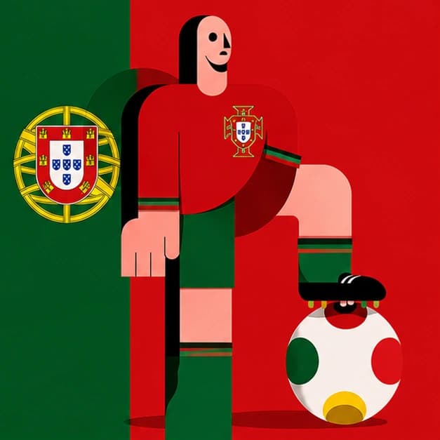 Portugal support flag