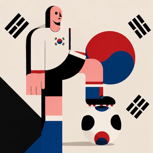 South Korea support flag artwork