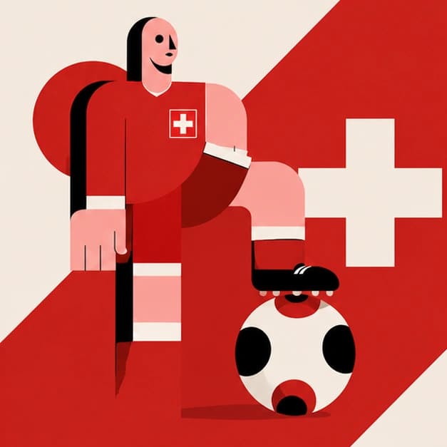 Switzerland support flag artwork